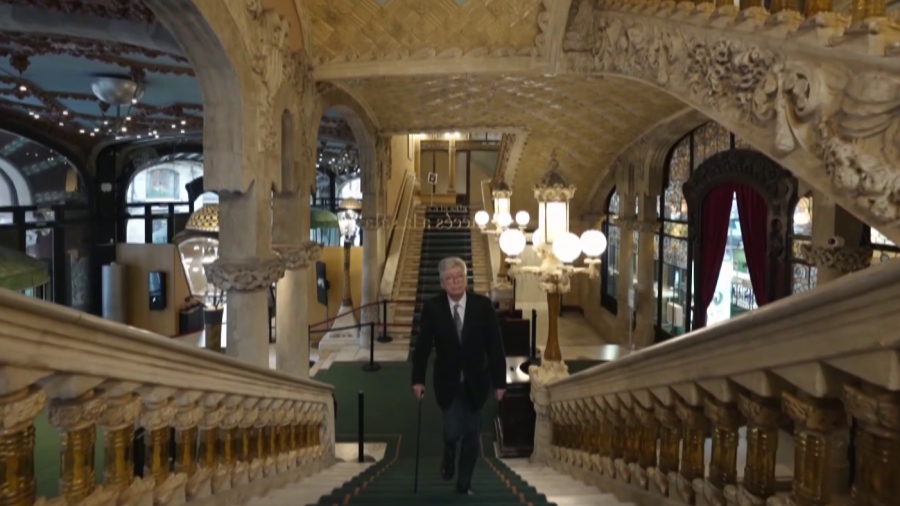 Palau de la Música: així es va dissenyar el 'bosc encantat' de l'interior