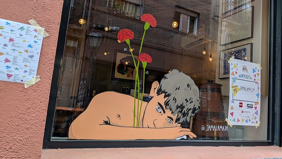 Intervención de Jamalamaja (Pinta Malasaña, 2026)