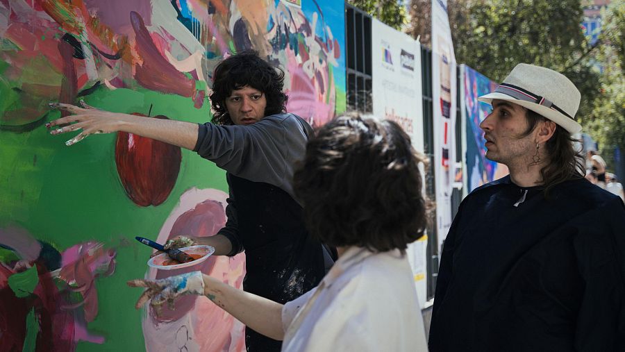 Murales alumnado Universidad Complutense de Madrid (Pinta Malasaña, 2026)