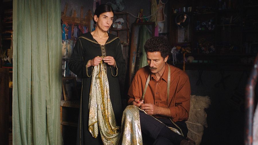 Lubna Azabal y Saleh Bakri en 'El caftán azul'