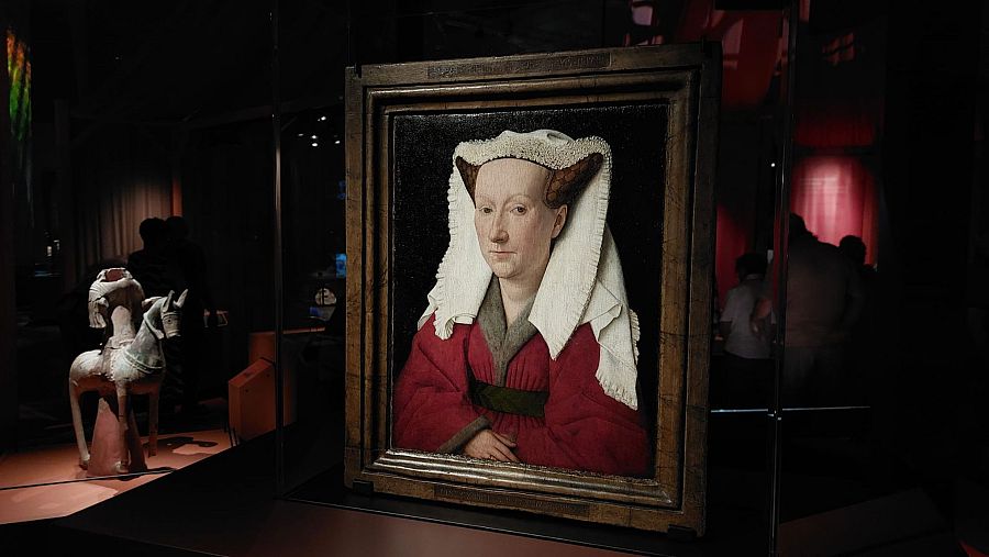 Retrato de Margarita van Eyck (Jan van Eyck), pieza incuida en la exposición Bigger Picture (BRUSK, 2026)