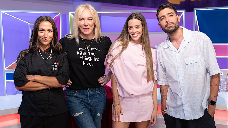 Camino Escorial, Topacio Fresh, Ángela Fernández y Marc Biarnés en Un drama