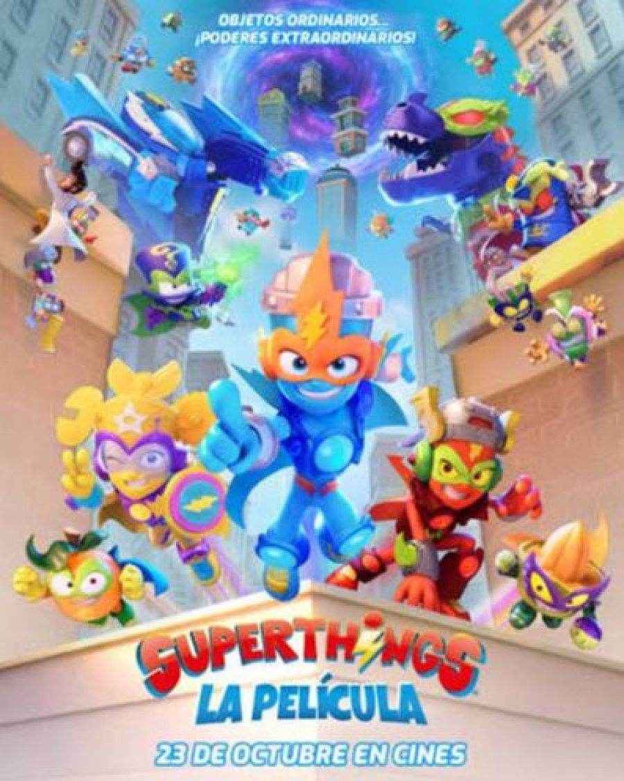 Póster oficial de 'Superthings. La película'