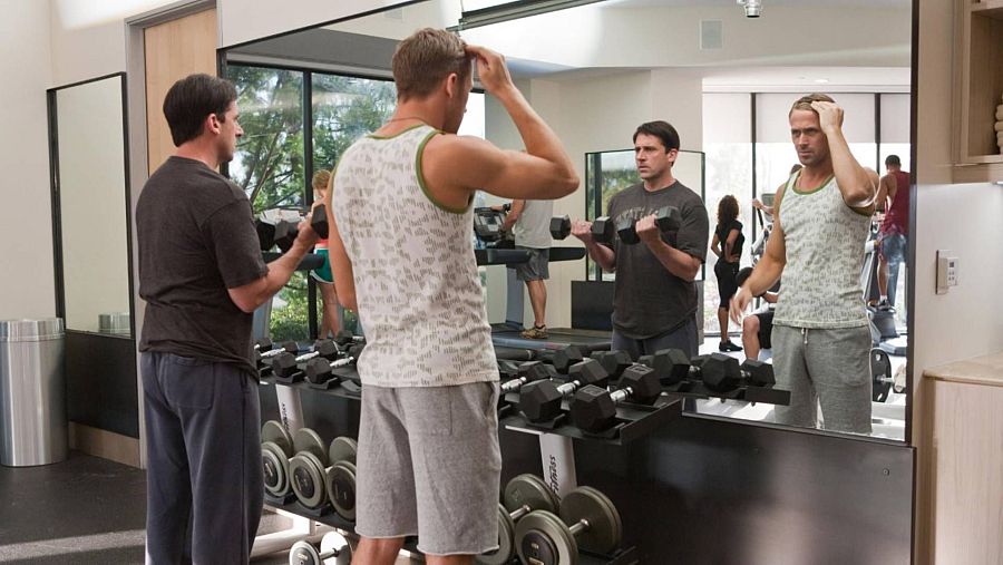 Ryan Gosling y Steve Carrell en 'Crazy, Stupid, Love'.