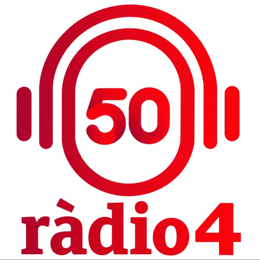 Logotip de Ràdio 4 pel seu 50è aniversari
