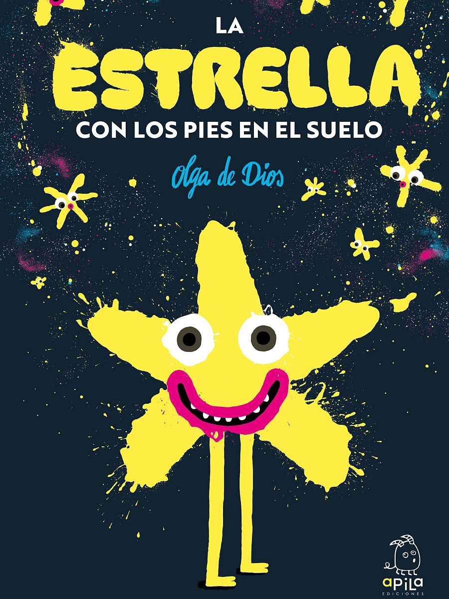 La estación azul de los niños - Portada de libro 'La estrella con  los pies en el suelo' de Olga de Dios