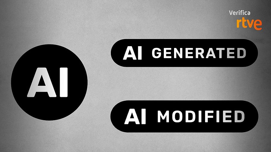 Logotipos de advertencia de IA recomendados por la Unión Europea