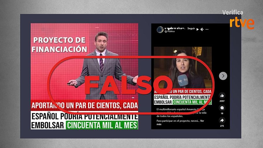 Vídeo generado con IA que suplanta a RTVE para vender un proyecto financiero.