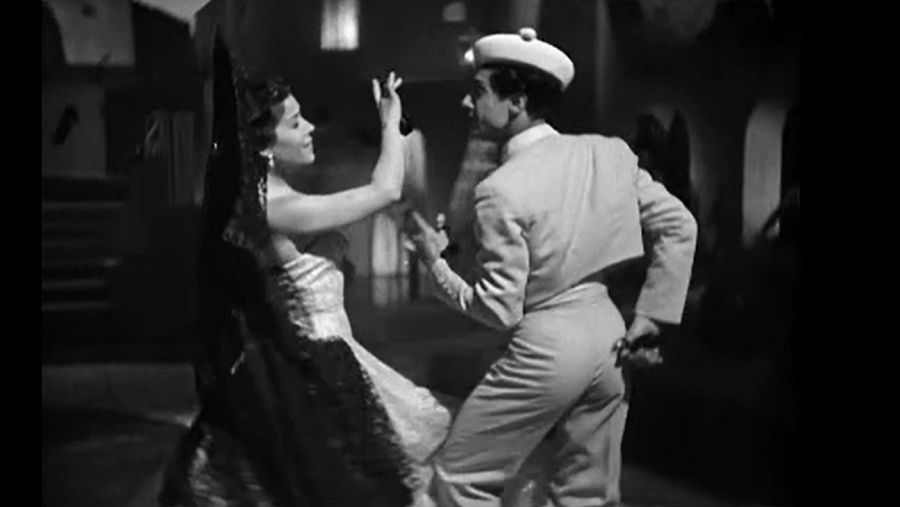 Antonio el bailarín y Rosario durante una de sus actuaciones