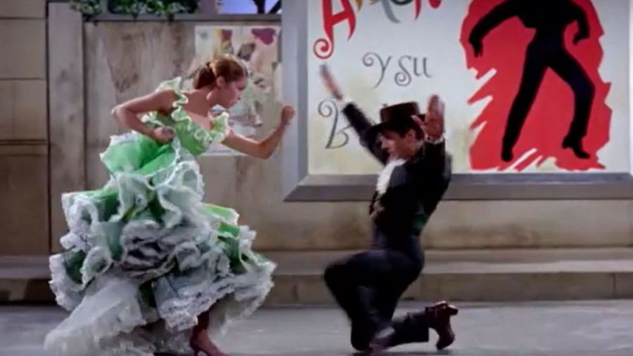 Antonio el bailarín y Marisol durante una de sus actuaciones