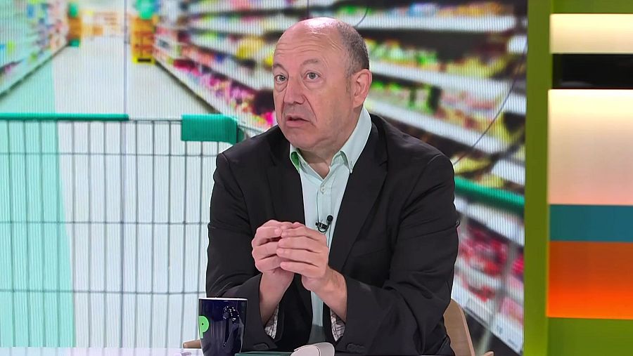 L'economista Gonzalo Bernardos al plató de 'l'Altaveu al pati'.