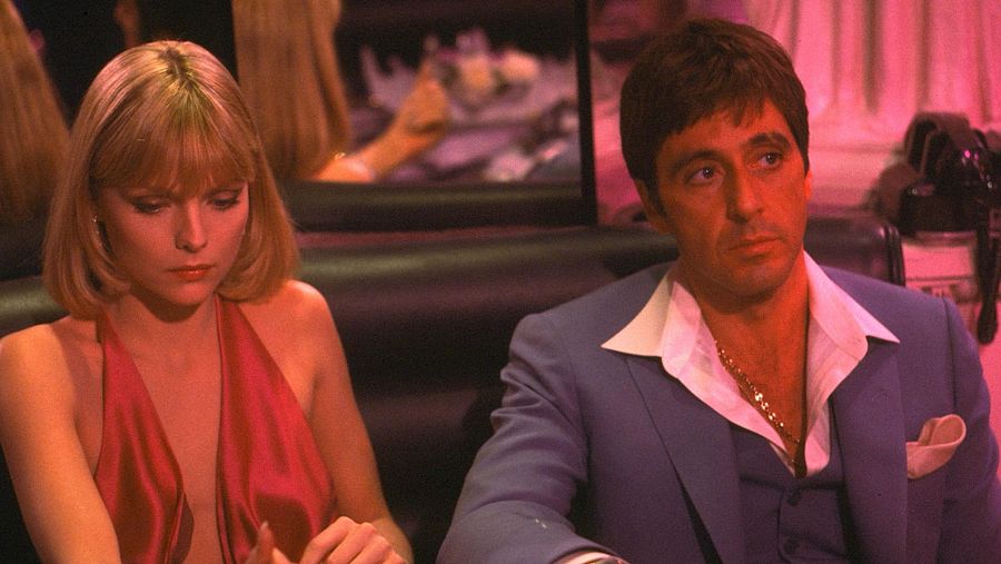 Al Pacino y Michelle Pfeiffer en 'El precio del poder'