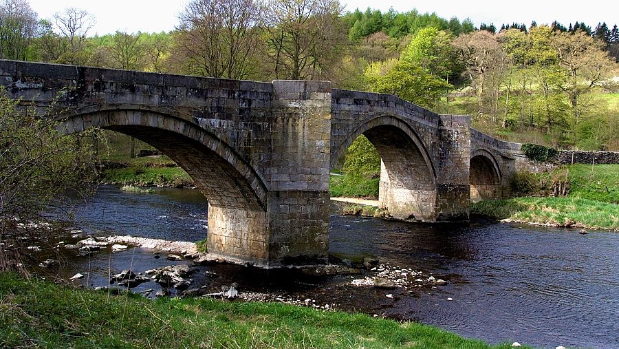 Puente de Barden, en la finca de Bolton Abbey