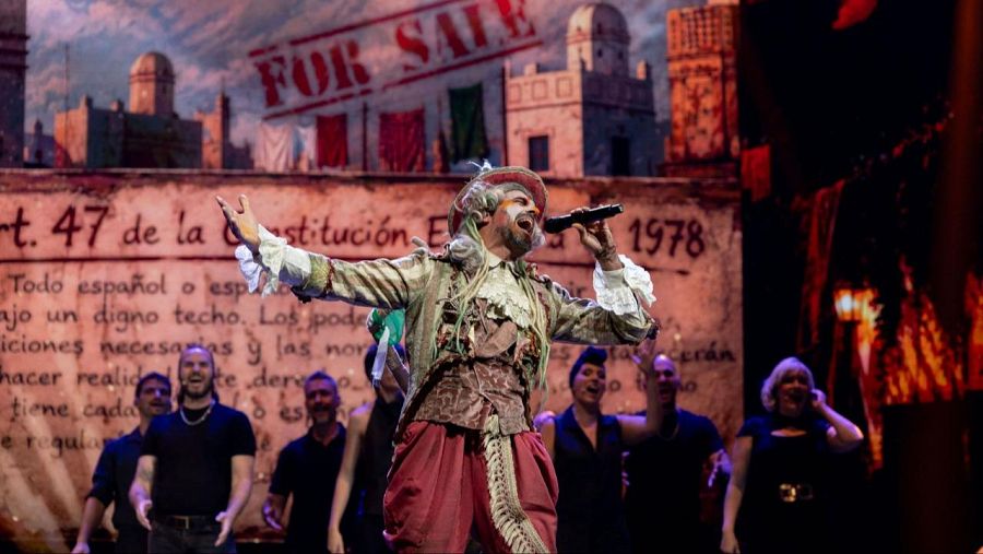 Jesús Bienvenido, durante su actuación en 'El perro andaluz'