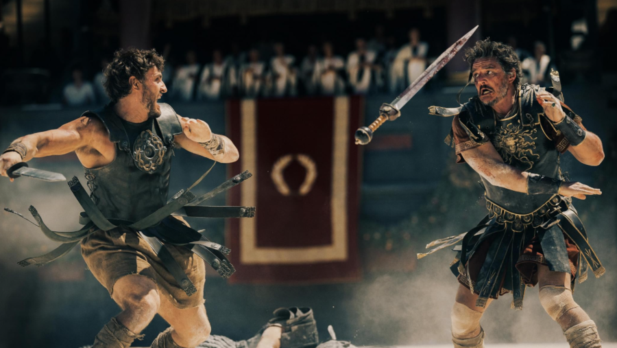 Paul Mescal y Pedro Pascal en 'Gladiator II'