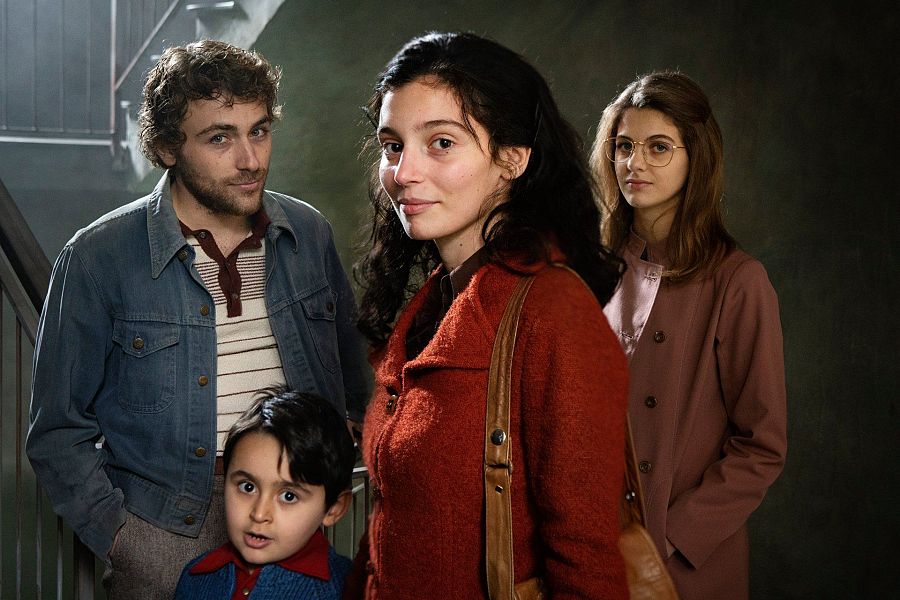Enzo, Gennarino, Lila y Elena en 'La amiga estupenda'