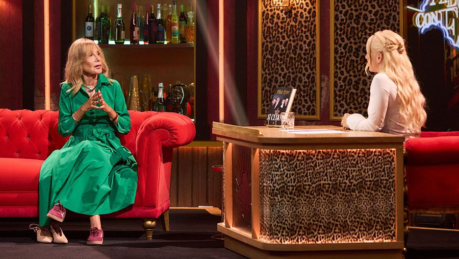 Pilar Eyre, durante su entrevista en 'Al cielo con ella'