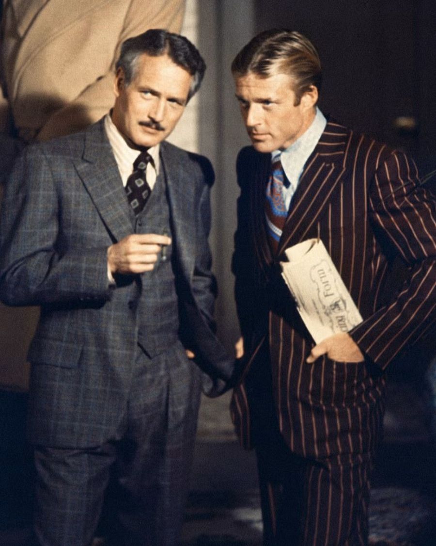 Paul Newman y Robert Redford en El golpe