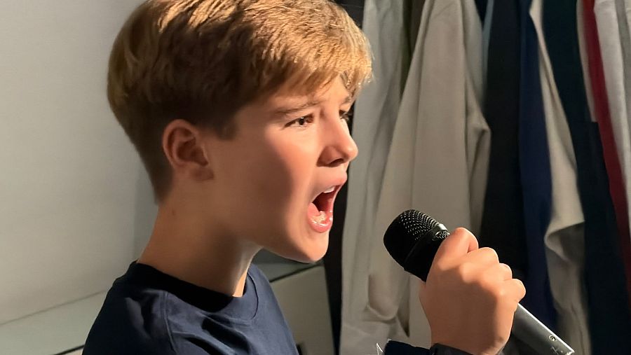 Lucas Paulano ensaya su actuación en Eurovisión Junior 2026
