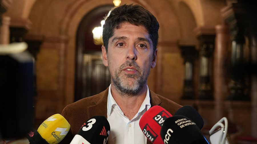 El portavoz de los Comuns en el Parlament de Cataluña, David Cid.