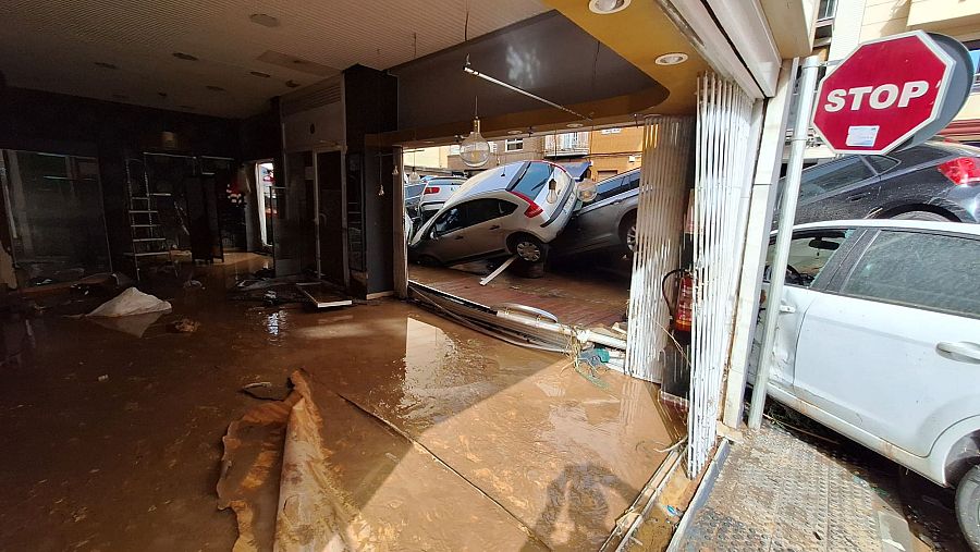 La tienda de Roberta, arrasada por la riada