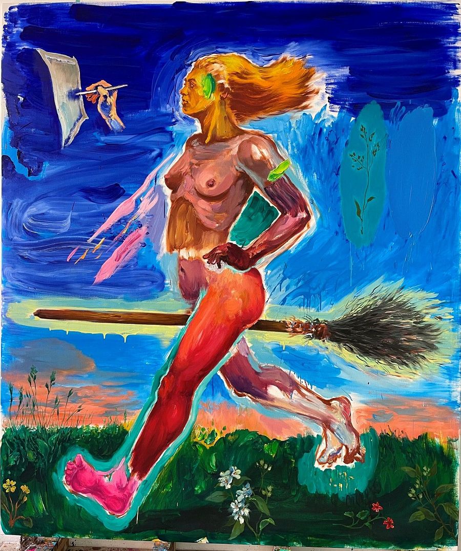'Paseo con escoba', 2025