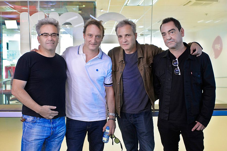 De izq. a dcha. Rafael Muñoz, Daniel Mezquita, David Summers y Francisco Javier de Molina,  en 'Las mañanas de RNE'