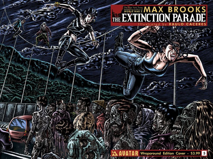 Portada del quinto número de 'Extincion Parade' (La marcha zombi)