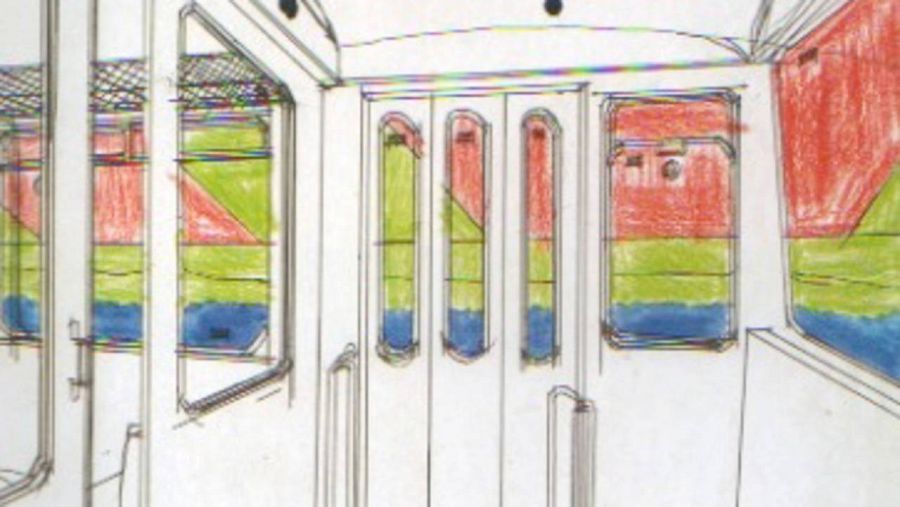 Uno de los dibujos que se pueden ver en la exposición 'Yo veo lo que tú no ves',