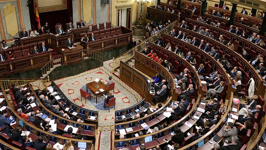 Imagen del interior del Congreso de los Diputados