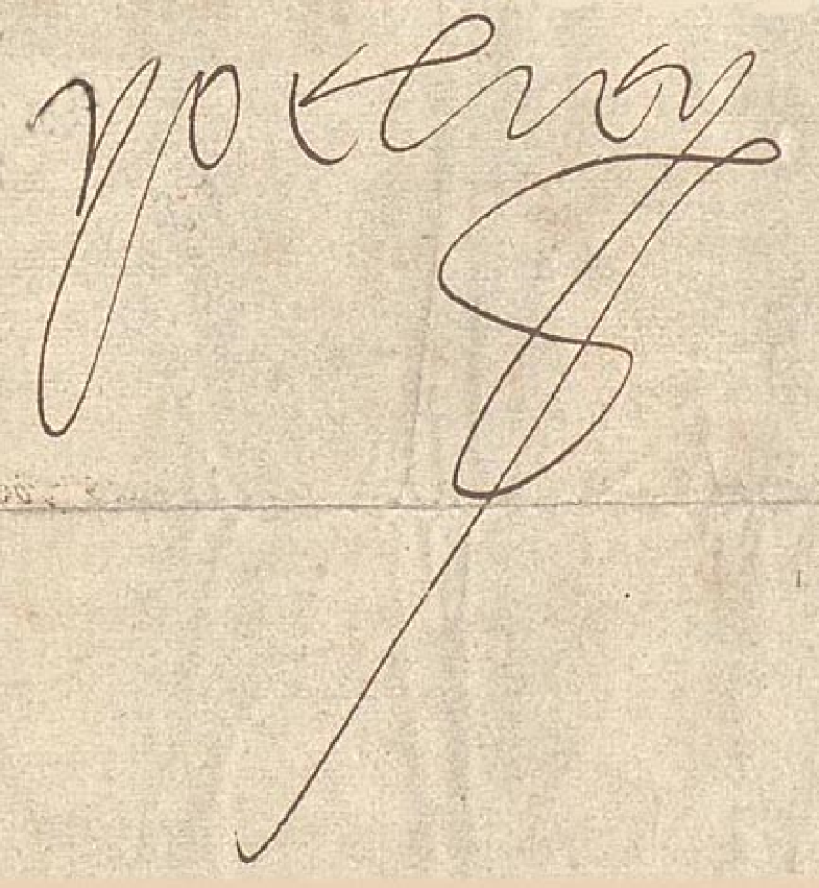 Firma de Carlos V