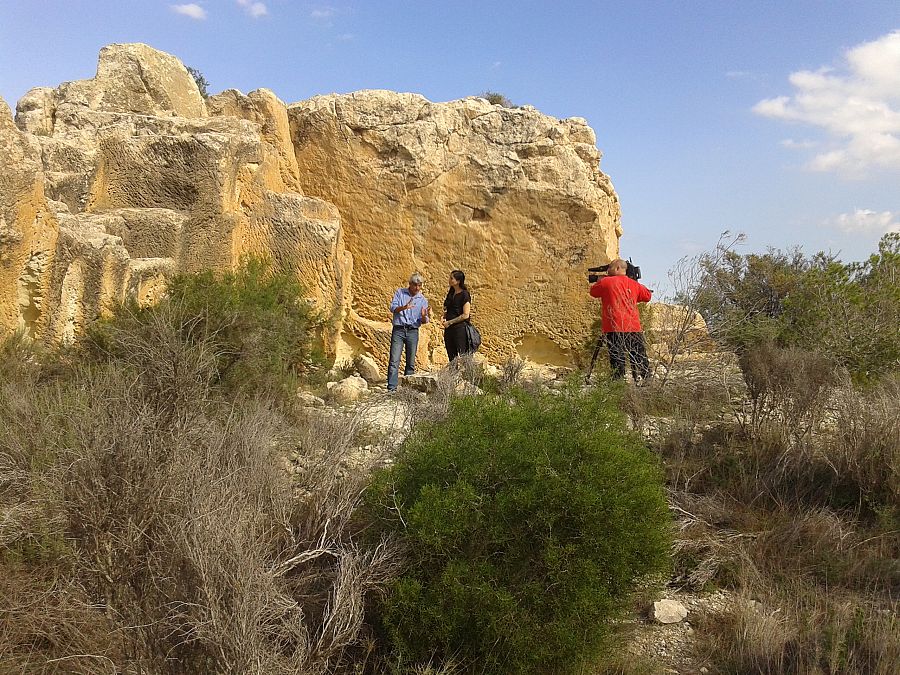 Visitamos con Jesús Moratalla las canteras ibéricas. de las que pudo haber salido el bloque donde alguien luego esculpió la 'Dama de Elche'