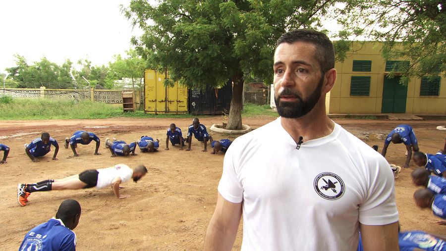 Campo de entrenamiento de Koulikoro, en Mali