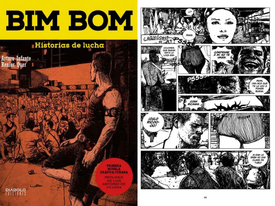 Portada y página de 'Bim Bom'