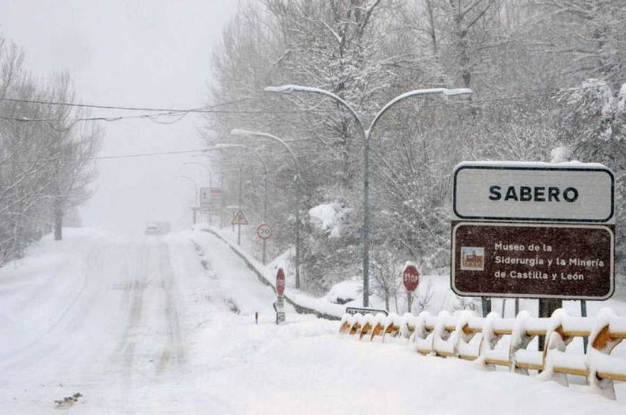 Recientes nevadas en España