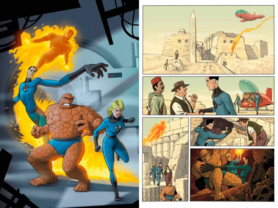 Proyecto inédito de Paco Roca para 'Los 4 Fantásticos'