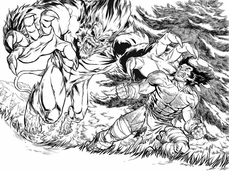 Salva Espín Wolverine: Season 1, núm. 1 Marvel Comics, EE.UU. 2013 Página interior Impresión digital