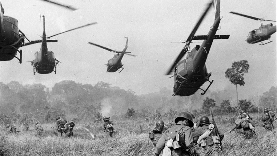 Helicópteros en la guerra de Vietnam