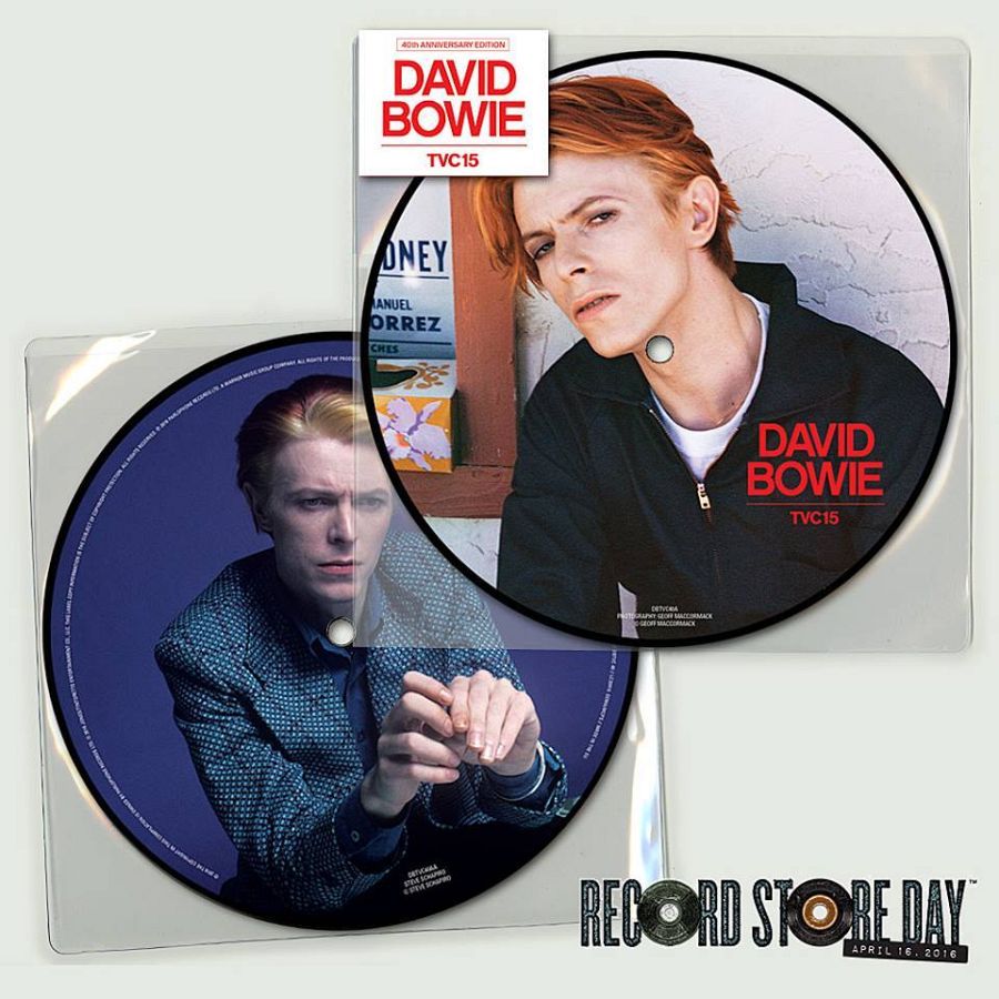 Edición especial en picture disc de "TVC 15" (7") de David Bowie prevista para el RSD 2016