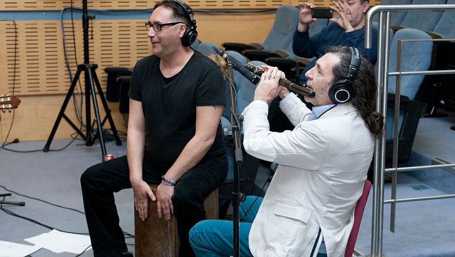 El flautista y saxofonista Jorge Pardo interpretó "Mejor versión"