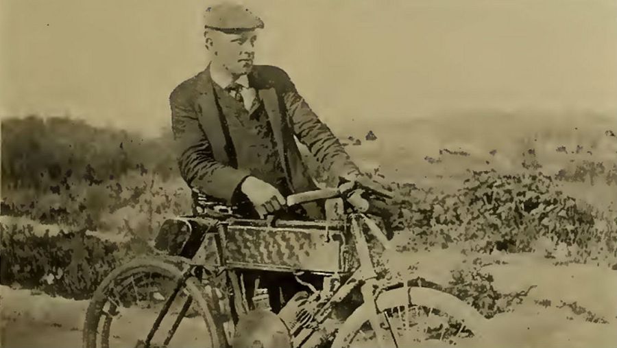 George Wyman cruzó EE.UU. de costa a costa en 1903