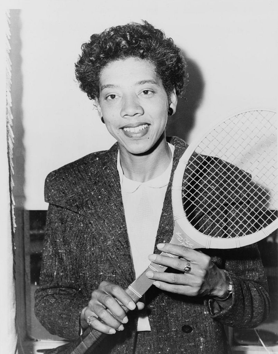 Althea Gibson fue la primera tenista afroamericana en jugar un torneo de Gran Slam