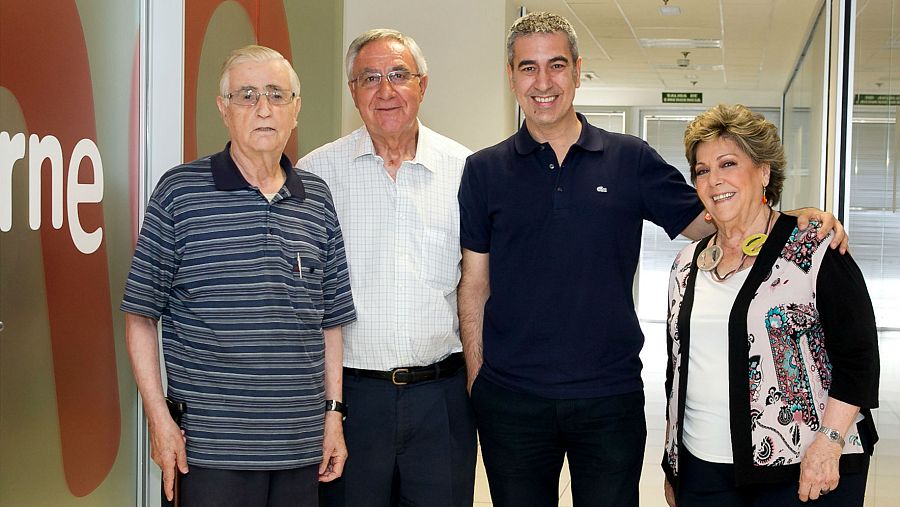 José Luis González-Balado, Julián del Olmo, Arturo Martín y Paloma Gómez Borrero