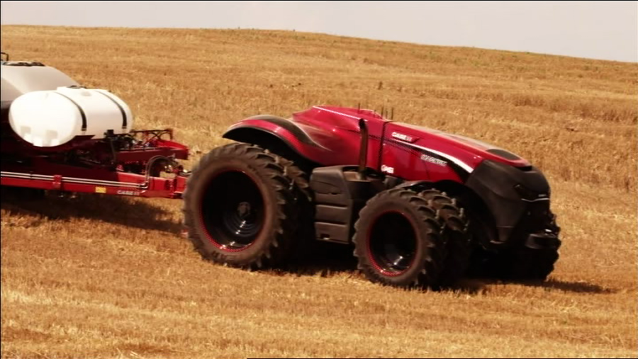 El tractor autónomo no necesita cabina
