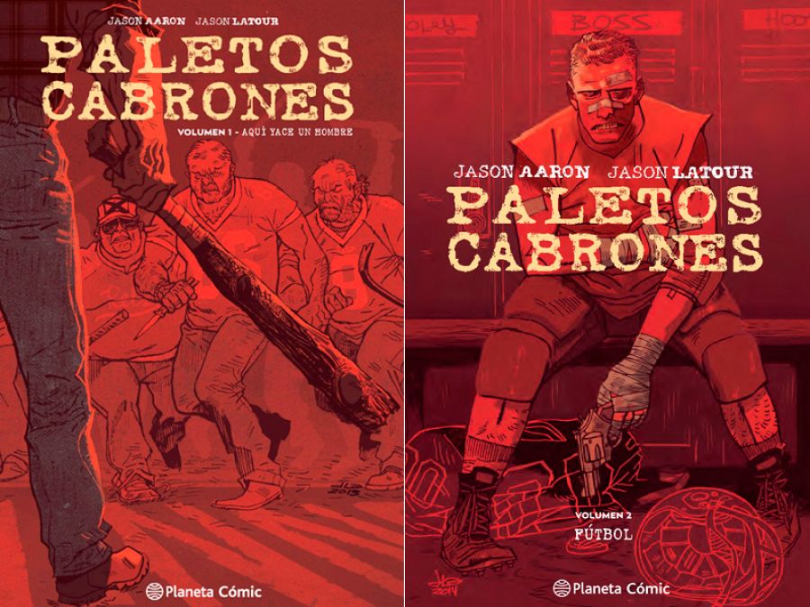 Portadas de los dos primeros números de 'Paletos cabrones'