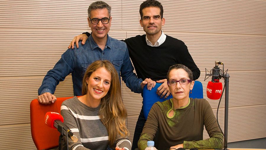 Otra imagen de nuestros invitados, en Rne Madrid