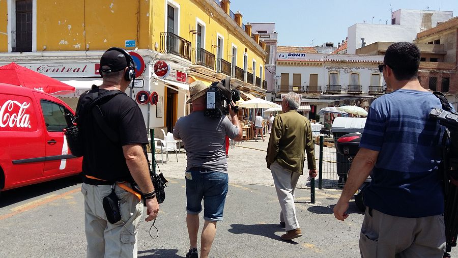 Acompañamos a José Luis Gómez durante la grabación del documental "La máscara y la palabra"