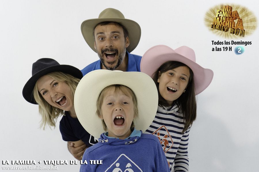 Ruta del Cowboy con  "Mi Familia en la Mochila - Family Run"