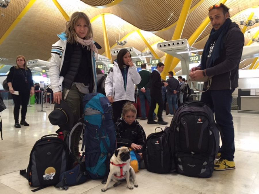 Ruta del Cowboy con "Mi Familia en la Mochila - Family Run"