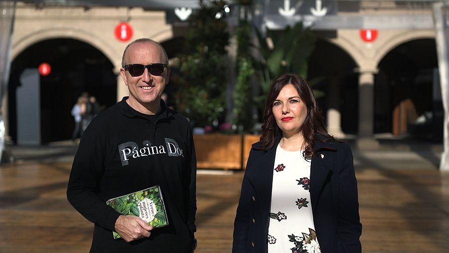Hemos invitado a Ledicia Costas que ha escrito un libro delicioso, "Verne y la vida secreta de las mujeres planta"